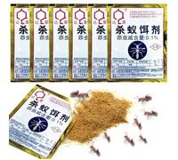 100 pièces - Lot D'appâts En Poudre Pour Fourmis Solides Transparents Anti-insectes Noirs Insecticide Ef