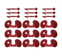 100 Pièces Lunettes pour Poules Rouges en ABS