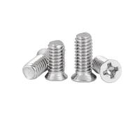 100 pièces M1.6 M2 .5 M3 M4 304 acier inoxydable Non standard petite vis à tête fraisée plate métaux croisée(M2x3x3mm)