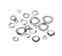 100 Pièces M1.7 M2 M3 M4 M5 M6 M8 M10 DIN137A Acier Inoxydable 304 Argent Vague Ressort Rondelle Joint D'étanchéité(M2.5)