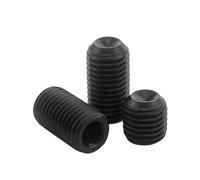 100 pièces M2 .5 M3 M4 M5 M6 M8 M10 en acier au carbone de qualité 12.9, douille hexagonale sans tête, longueur vis: 8mm-12mm(12mm x100pcs,M6)