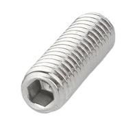 100 pièces M2 .5 M3 M4 M5 M6 M8 M10 M12 304 en acier inoxydable DIN914, douille hexagonale à pointe conique, longueur des vis: 40mm-50mm(50mm x100pcs,M3)