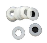100 pièces M2 .5 M3 M4 M5 M6 M8 M10 M12 blanc noir en plastique Nylon rondelle plate plaine entretoise isolation joint cale anneau isolant(WHITE,M2.5x5x1mm)
