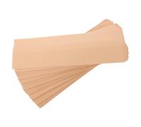 100 Pièces Manchons en Papier Kraft, 10x3,3 Pouces, Khaki | Banquet et Service en Restaurant, Texture Naturelle Raffinée, Maintien Soigné, Protection les Rayures