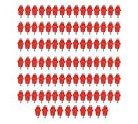 100 pièces mangeoires automatiques d'abreuvoir de Mamelon d'eau de Poulet, Style de vis de Poule Type à Ressort à 3 Voies Abreuvoir de Boisson d'eau de volaille Fournitures