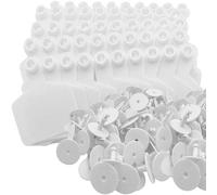 100 Pièces Marqueurs d ' Oreilles de des Animaux de Ferme Indicateurs en Plastique Flexibles pour la Gestion des Animaux Marqueurs d ' Oreilles Efficaces pour Animaux de Ferme