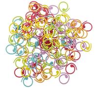 100 Pièces Marqueurs de Maille Tricot en Métal Spirale, Colorés | Accessoires Compacts pour Laine, Usage en Voyage ou Dehors, Ne Tombent Pas Facilement, Lot Pratique