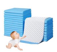 100 pièces matelas à langer jetables pour bébé 13x17, 7 matelas à langer non tissé doux absorption rapide pour bébés, adultes et animaux de compagnie, Ich Dekor