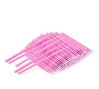 100 pièces Micro Applicateurs Brosses, Extensions de Cils Microbrosses Jetables Mascara Baguettes Micro Pinceaux