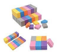 100 Pièces Mini Bloc Tampon À Ongles Éponge Petite Lime À Ongles Ponçage Polisseur Ongles Art Limes Double Face Manucure