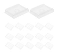 100 Pièces Moule à Cassette Jetable Pré-étiqueté Sécurisé | Moule Anti-statique Codé Couvercle, Feuilles de Film Scellant Incluses, Usage en Laboratoires de Pathologie