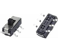 100 pièces MSS22D18 Mini interrupteur à glissière SMD SMT Miniature 2P2T 6Pin poignée haute 2mm for interrupteur DVD