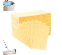100 PièCes Nettoyant Sol,Nettoyant Multi-Surfaces Portable，jaune | Feuilles De Nettoyage à Sec Solubles ConcentréEs,Pastilles D'Entretien DéSodorisantes,Lingettes De Sol Carrelage Marbre