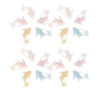 100 Pièces Ornements pour Ongles en Résine, Décorations Poisson | Style Marin, Inspiration Ciel Nocturne, pour Manucure DIY et Événements Festifs, Effet Lumineux Captivant