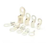 100 pièces OT2.5-3/4/5/6/8/10/12 Terminal de Type O connecteur électrique anneau intérieur connecteur en cuivre 20-14 AWG (Color : OT2.5-12)