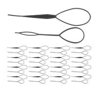 100 Pièces Outil de Tressage Français, Plastique Noir | Chignons et Coiffures Variées, Facile à Utiliser, Femmes et Demoiselles D’honneur, Voyages et Festivals