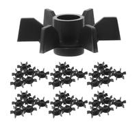 100 Pièces Pale de Ventilateur en Plastique pour Moteur Électrique, Axe 8 | Diamètre 39mm, Moyeu 14mm, Noir, pour Moteur Électrique et Compresseur