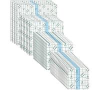 100 Pièces Pansement Adhésif Extensible Transparent Imperméable Patch de Douche Transparent Bandages de Couverture Pellicule Adhésive, 4 Tailles (3 Pouces, 4 Pouces, 6 Pouces, 8 Pouces)