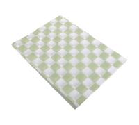 100 Pièces Papier de Soie Présent à Carreaux Sauge, Feuille | Finition Mate Douce, Texture Lisse, Aspect Moderne Boho, pour Paniers Présents et Boutiques Café