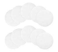 100 Pièces Papier Filtre Blanc Rond Qualitatif | Papier, Filtration, Absorbe L’excès de Liquide, pour Solutions et Échantillons D’huile