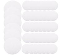 100 Pièces Papier Filtre Qualitatif à Débit Moyen, Disques 7cm | Papier, Rétention des Particules, Solutions Aqueuses et Précipités Grossiers, pour Enseignement Chimie