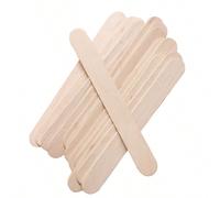 100 pièces/paquet Abaisse-langues en bois jetables, bâtons d'application de masque de beauté, fournitures pour tatouage ABS