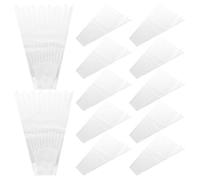 100 Pièces Paquet D’emballage Bouquet de Fleurs Opp | Protection des Fleurs, Usage pour Bouquets Longs, Création Soignée, Destiné aux Amateurs DIY et Présents Style Aléatoire