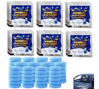 100 Pièces Pastille Lave Glace pour Pare-Brise Auto, Liquide Lave Glace Voiture Convient aux tablettes de nettoyage pour vitres, fenêtres et carrelages(Emballées Individuellement)，sécurité