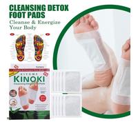 100 pièces-Patch détox pour les pieds en bambou naturel, produit coréen, détoxification, nettoyage, amincissa