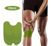 100 pièces Patch pour genoux à l'essence végétale, patch pour le cou, les épaules et les genoux, patch d'acupuncture, patch chauffant, patch pour genoux chaud longue durée, doux et non irritant. Couss