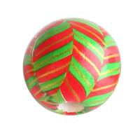 100 Pièces Perles en Bois 21/16 Mm Noël Nouvel an Jardin Perles Pendentif Décoration Fête Intérieure Vacances Mise Page Coloré Grand Trou pour L'artisanat pour Bracelets Kit De Fabrication Bois