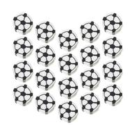 100 Pièces Perles Football en Pâte Polymère pour Bijoux Diy, Lot