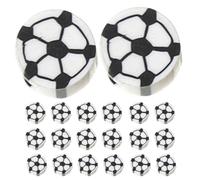 100 Pièces Perles Football en Pâte Polymère pour Chevillères