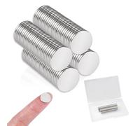 100 Pièces Petit Aimant Rond,10 mm x 1 mm Aimants Puissants,Aimant Néodyme,Aimants Puissants en Néodyme,Aiment Rond Plat,Petit Aimant Neodyme,Aimantts Tableau Magnétique pour Maison, Cuisines, Bureau