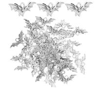 100 Pièces Petits Charmes Breloque Chauve-souris Rétro en