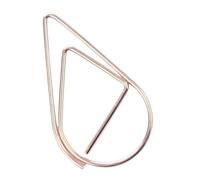 100 Pièces Petits Signets Trombones Créatifs Supports En Forme De Goutte D'eau Joli Planificateur Pour La Maison Décoratif Forme De Goutte D'eau Clip En Métal Petit