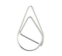 100 Pièces Petits Signets Trombones Créatifs Supports En Forme De Goutte D'eau Joli Planificateur Pour La Maison Décoratif Forme De Goutte D'eau Clip En Métal Petit