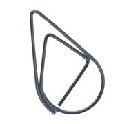 100 Pièces Petits Signets Trombones Créatifs Supports En Forme De Goutte D'eau Joli Planificateur Pour La Maison Décoratif Forme De Goutte D'eau Clip En Métal Petit