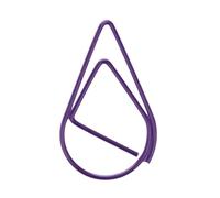 100 Pièces Petits Signets Trombones Créatifs Supports En Forme De Goutte D'eau Joli Planificateur Pour La Maison Décoratif Forme De Goutte D'eau Clip En Métal Petit