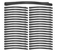 100 Pièces Pinces à Cheveux Noires en Alliage, Épingles Plates Classiques | Finition Peinte Simple, Maintien Discret des Mèches Rebelles et Chignons, pour Femmes, Mariage, Famille ou Sport