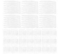 100 Pièces Pinces pour Bonnets de Postiche Peigne à 7 Dents | Fixation Réutilisable, pour Cheveux Naturels et Filets, Usage Quotidien, Cosplay et Coiffure