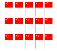 100 Pièces Piques Décoratifs Drapeau National | Choix de Drapeaux pour Fruits et Amuse-bouches, Décoration Alimentaire, Service Festif, Lot Unique