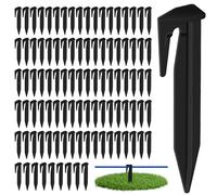 100 Pièces Piquet Fil Robot Tondeuse, Piquet de Terre pour Câble de Délimitation, Crochet Accessoires pour Câbles Périphériques Tondeuse Robot, Piquet de Terre pour Câble de Délimitation