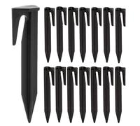 100 Pièces Piquet Fil Robot Tondeuse,Piquets de Fixation en Plastique Robuste,Piquet de Terre pour Câble de Délimitation,Clous pour Tondeuses à Gazon Robotisées/Tente/Camping