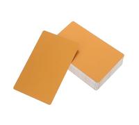 100 Pièces Plaque D'aluminium Orange Vierge 1064nm | Feuille Brute à Surface Brossée, Résistante aux Rayures Pliages Répétés, Atelier