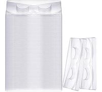 100 Pièces Plateaux à Cils Transparents Rectangulaires Plateaux de Faux Cils Transparents en Plastique pour Faux Cils Boîte d'Emballage de Faux Cils Casier de Rangement pour Boutique Beauté Salons