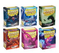 100 pièces Pochettes de protection pour cartes Dragon Shield 66*91mm, mat. Convient pour MTG/PTCG/Cartes à collectionner, Protecteurs de cartes mats/Cartes de jeux de société. Meilleur cadeau pour les