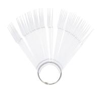 100 Pièces Pointe Éventail D’ongles Abs Présentoir de Vernis | Pliable, Surface Lisse, Usage Salon de Manucure, Organisation Simple, Lot pour Essais et Présentation