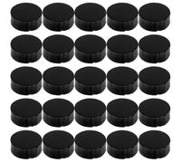 100 pièces Points D’Incrustation Acrylique Noirs, Marqueurs ronds | Couleur Vive, Aide au Repérage des Positions pour Réparation D’Instrument, Surface Lisse et Pratique Débutante