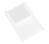 100 Pièces Porte-étiquette à Double Tête en PVC | Affichage Clair des Prix, Fixation Amovible, pour Étiquettes de Rayon et Textes D’exposition